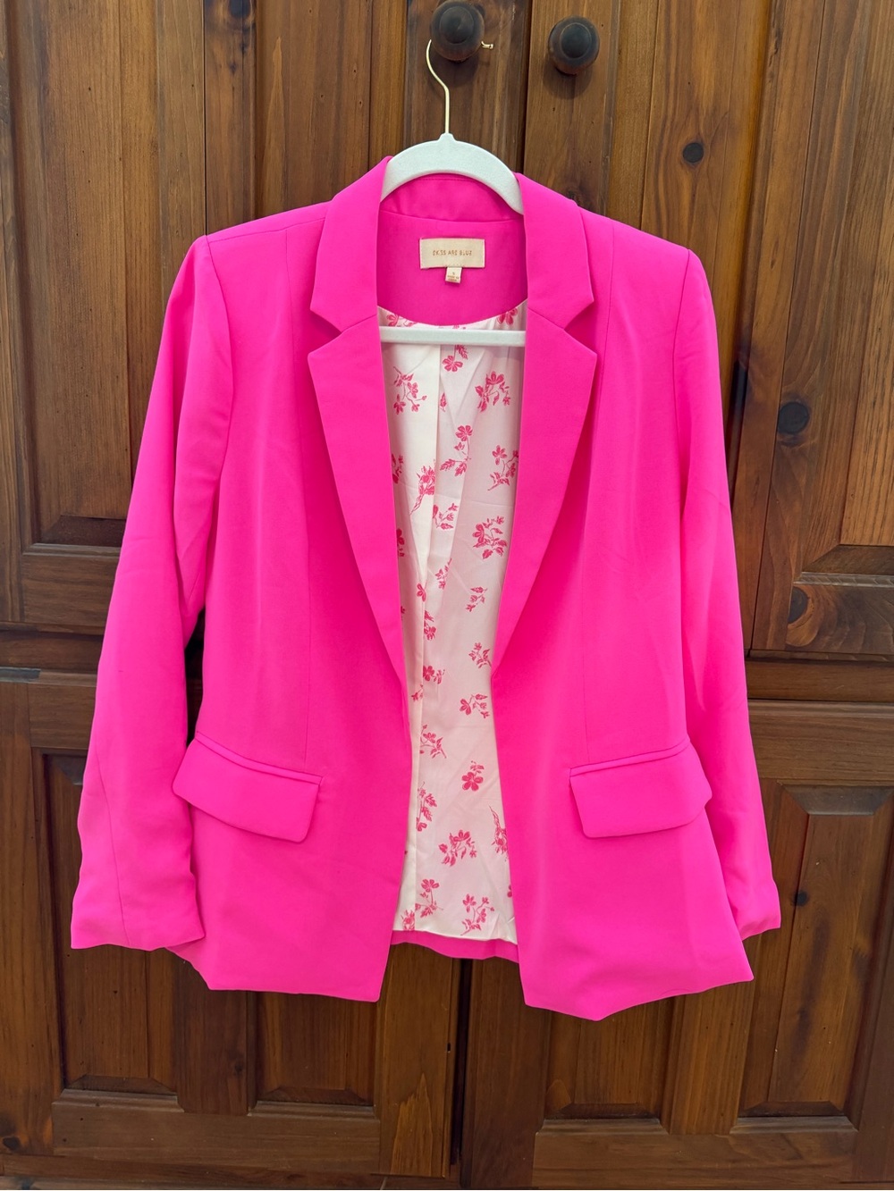 Skies Are Blue Hot Pink Women's Blazer